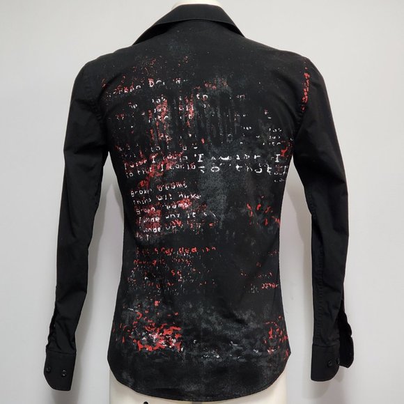 Mens Dress Shirt Long Sleeved XS - Picture 2 of 6